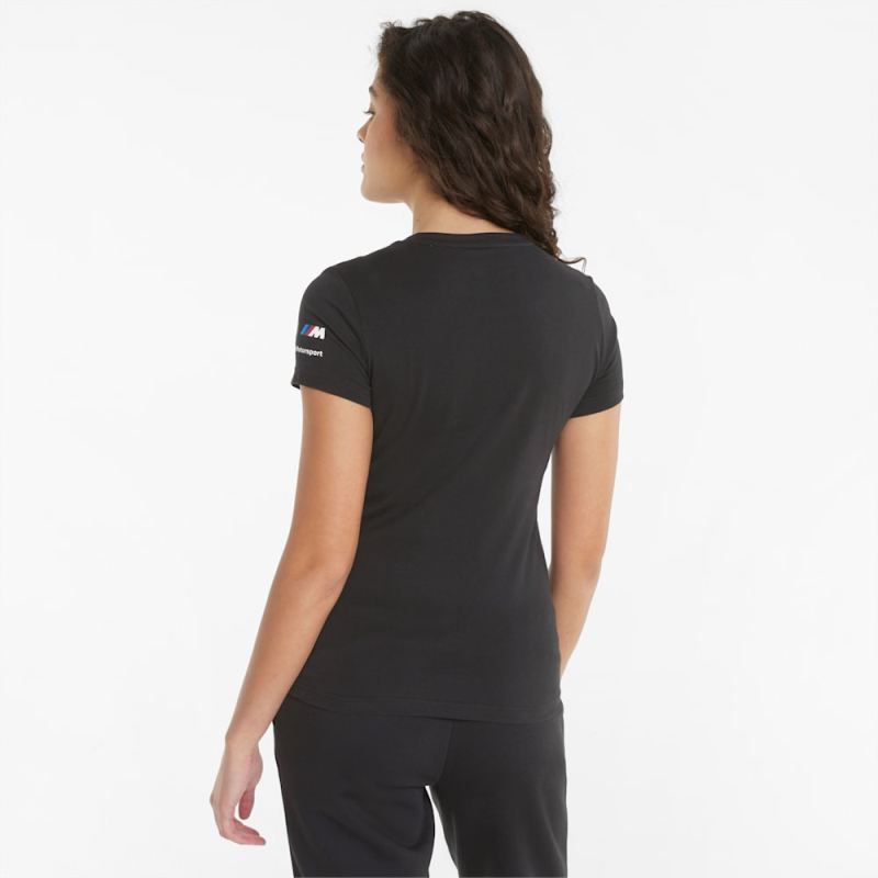 Puma | Women's BMW M Motorsport Statement Graphic Tee - Cotton Black