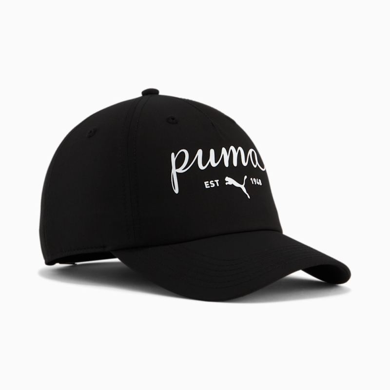 Puma | Women's Script Adjustable Cap - BLACK