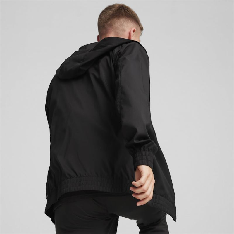 Puma | Men's FIT Woven Full-zip Jacket - Black