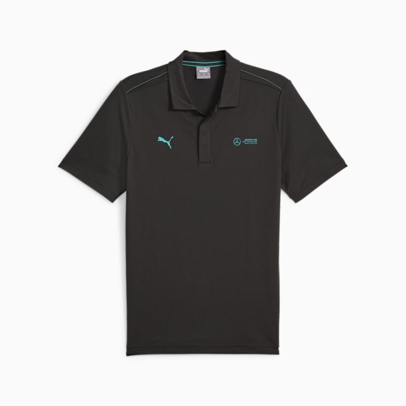 Puma | Men's Mercedes AMG-Petronas F1 Cloudspun Polo - Black