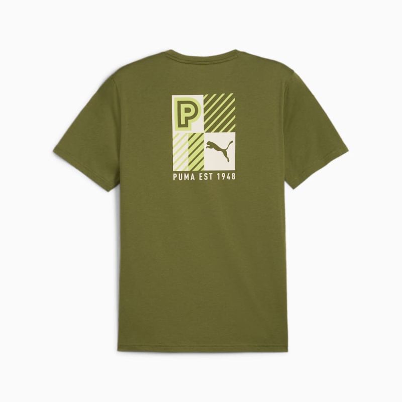 Puma | Men's M Concept Training Tee - Olive Green