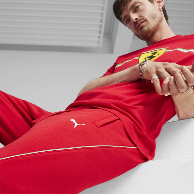 Puma | Men's Scuderia Ferrari Motorsport Race Sweat Pants - Rosso Corsa