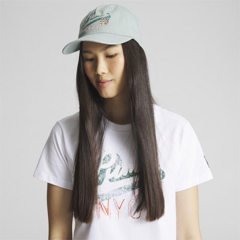 Puma | Women's NYC Remix Ferris Cap - LIGHT PASTEL GREEN