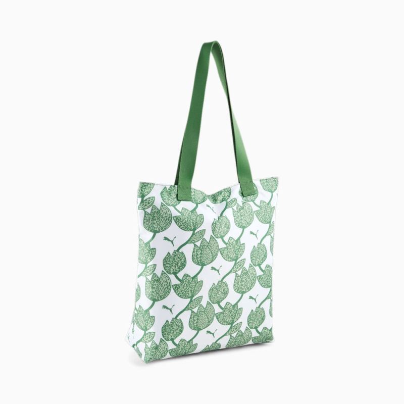 Puma | Women's Core Pop Shopper - Archive Green-Blossom AOP