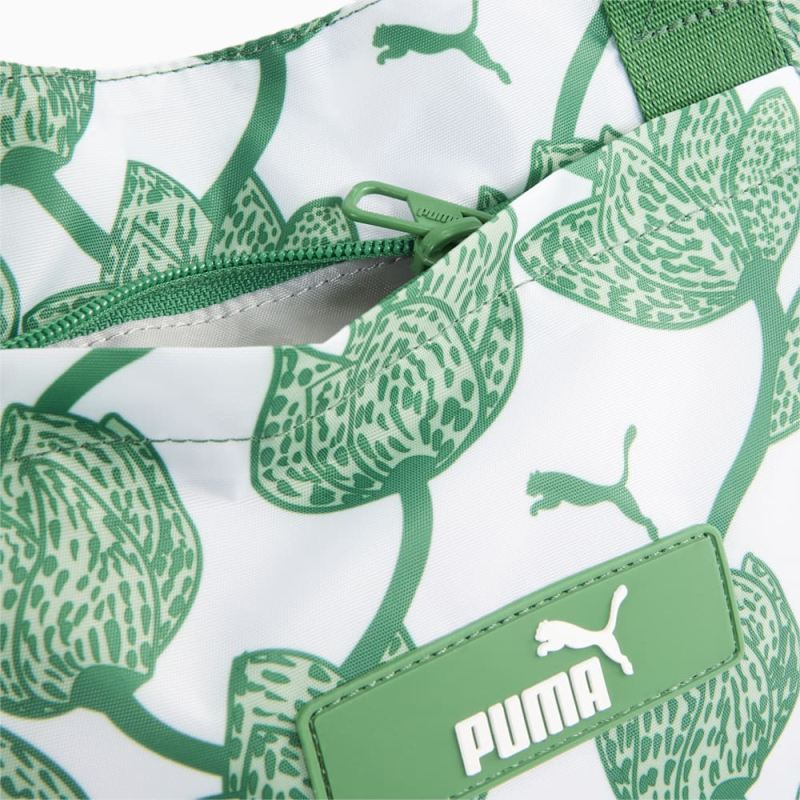 Puma | Women's Core Pop Shopper - Archive Green-Blossom AOP