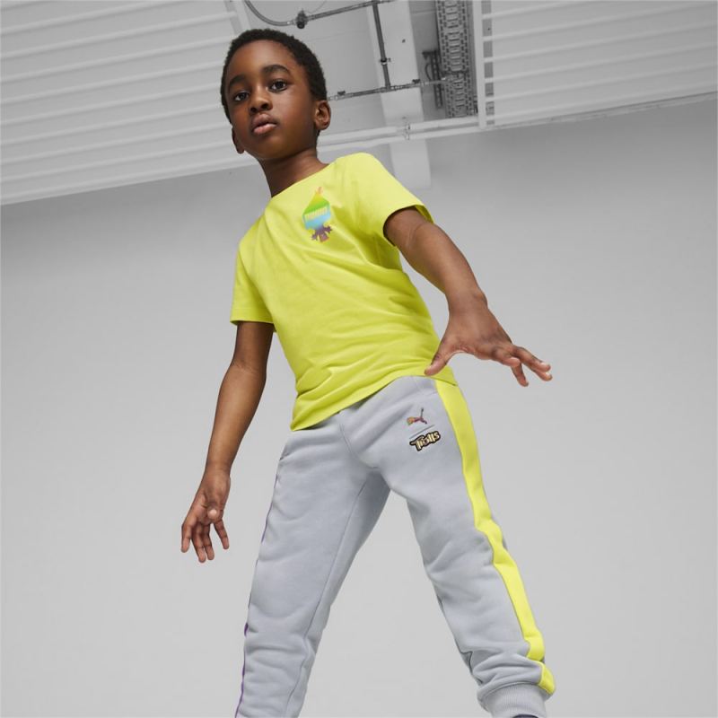 Puma | Boys Puma | Boys x TROLLS Little Kids T7 Track Pants - Gray Fog