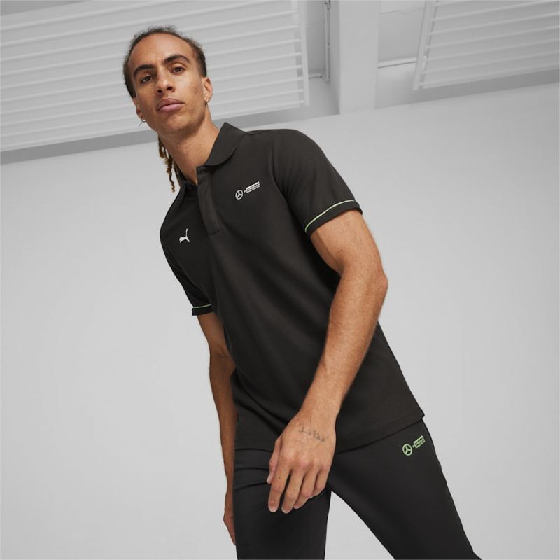 Puma | Men's Mercedes AMG-Petronas F1 Motorsport Polo - Black