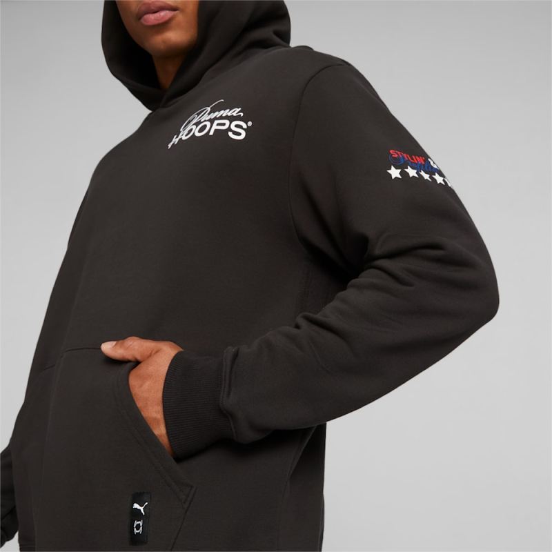 Puma | Men's Franchise Graphic Hoodie - Black