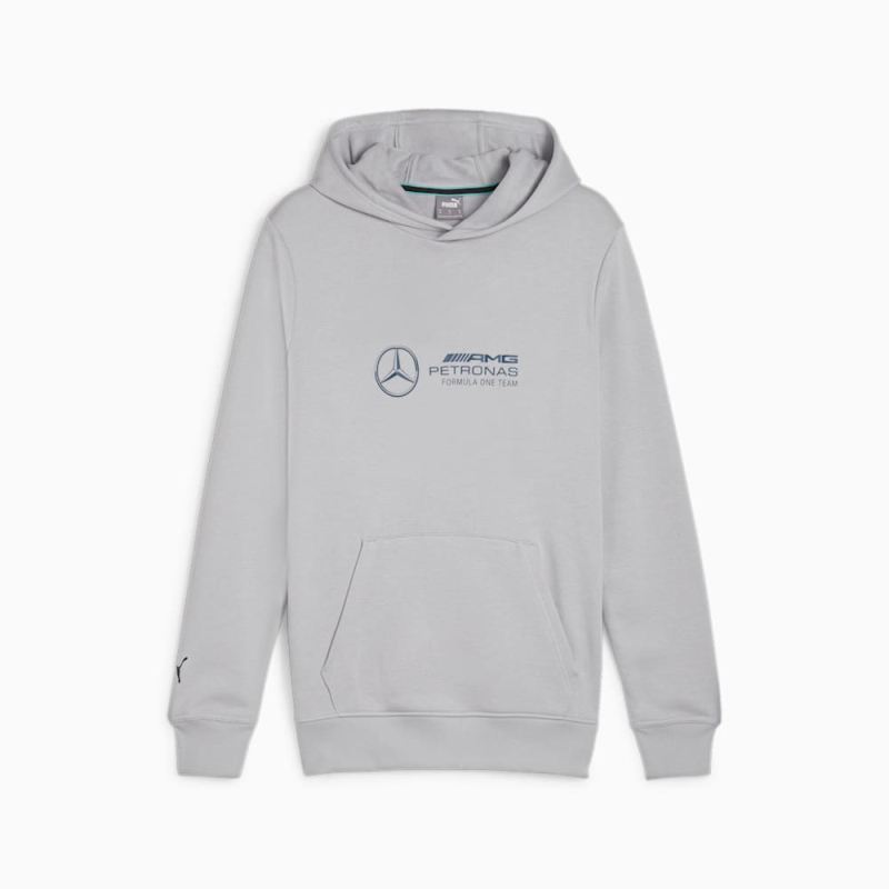 Puma | Men's Mercedes AMG-Petronas F1 Motorsport Hoodie - Team Silver