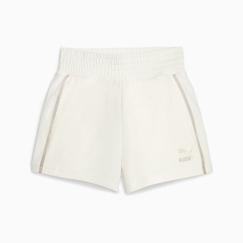 Puma | Women's T7 High Waist Shorts - Warm White