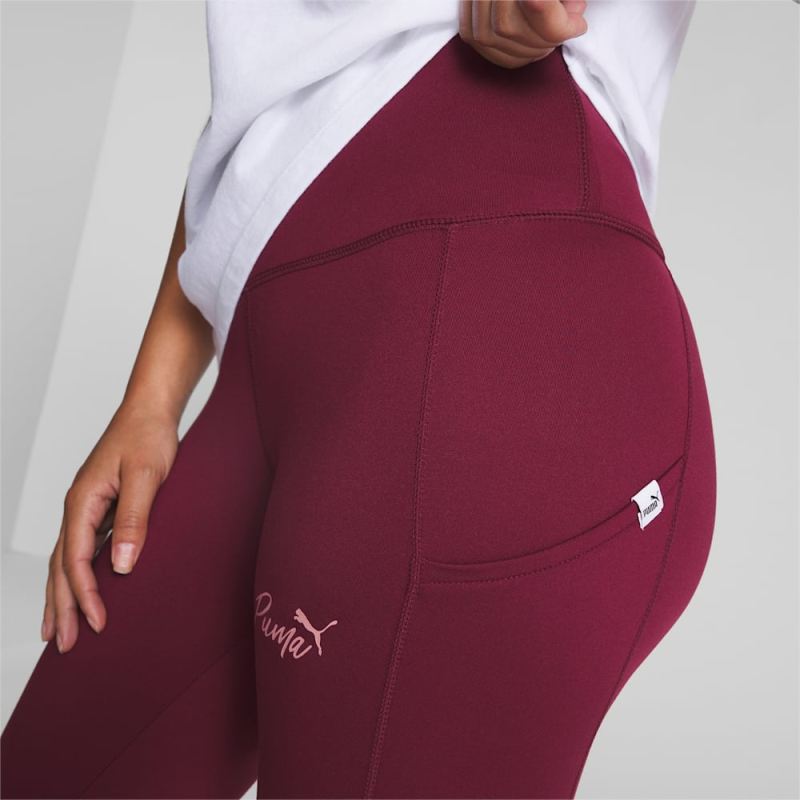 Puma | Women's Live In High Waist Leggings - Dark Jasper