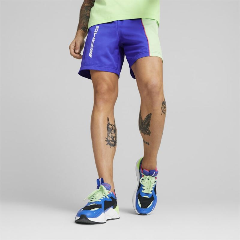 Puma | Men's Mercedes-AMG Motorsport Woven Shorts - Royal Sapphire - Click Image to Close