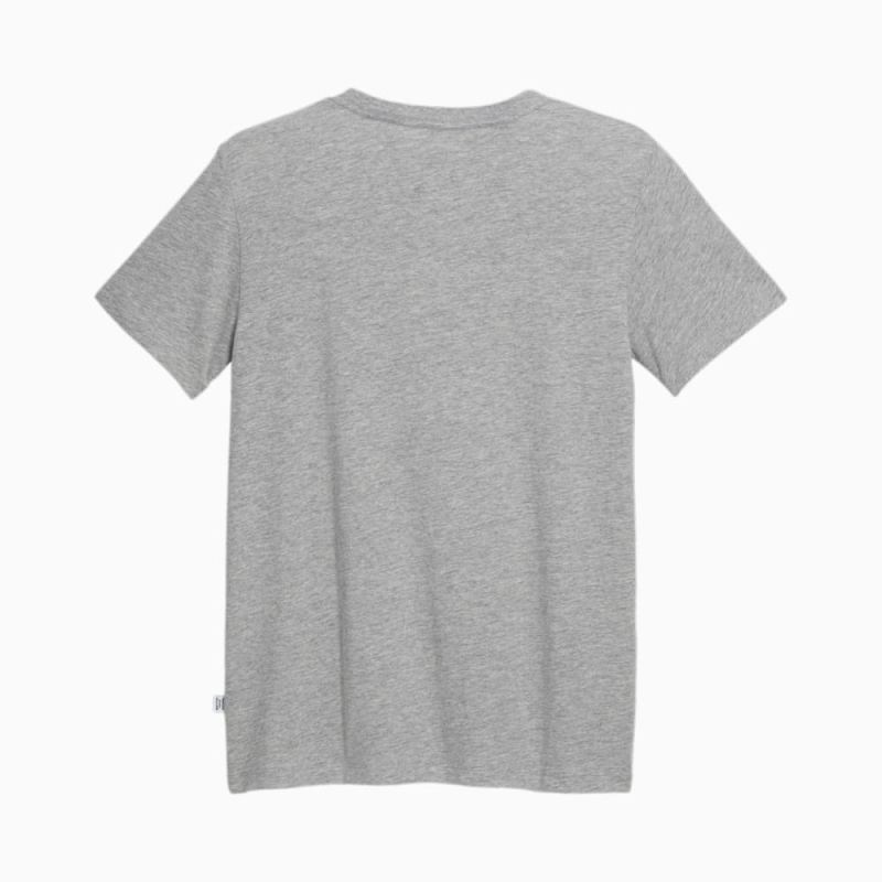 Puma | Women's Essentials Big Cat Logo Tee - Light Gray Heather