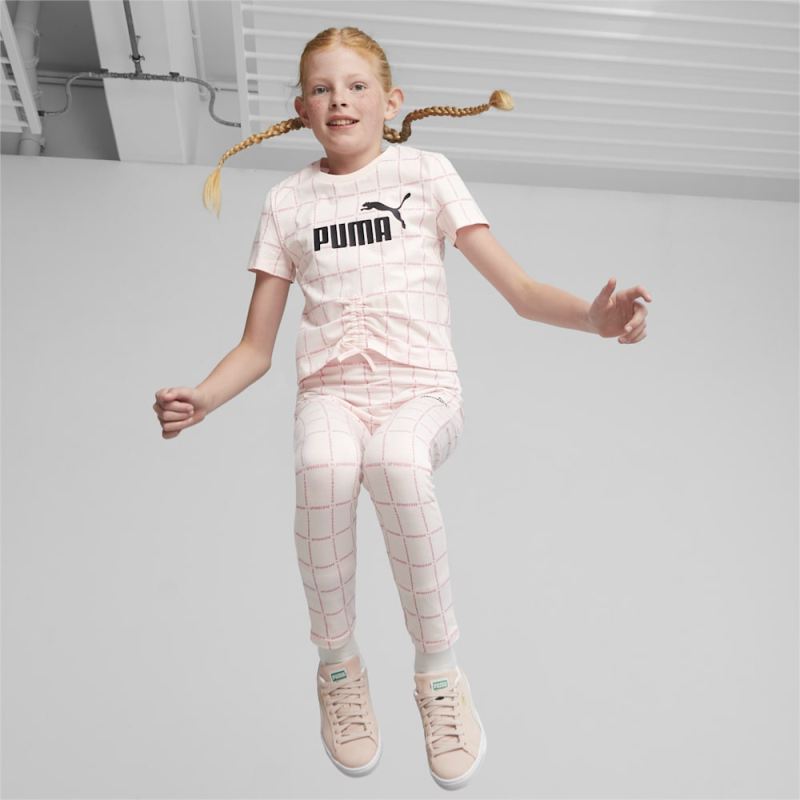 Puma | Girls Puma | Girls x SPONGEBOB SQUAREPANTS Tee - Frosty Pink