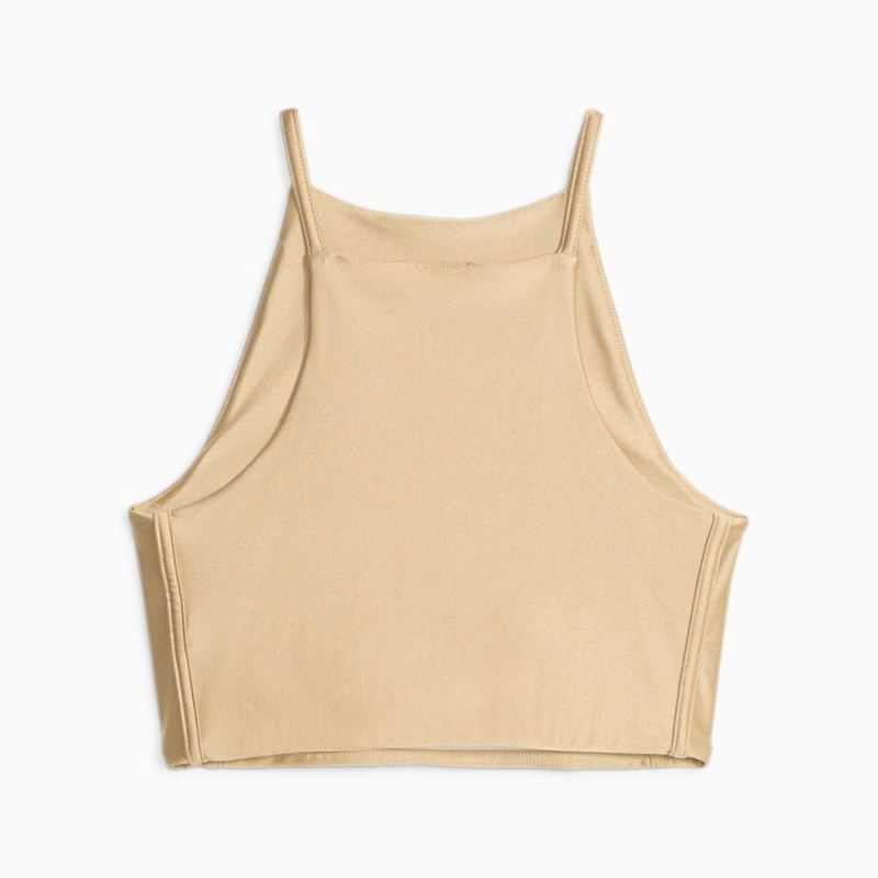 Puma | Women's T7 Crop Top - Sand Dune