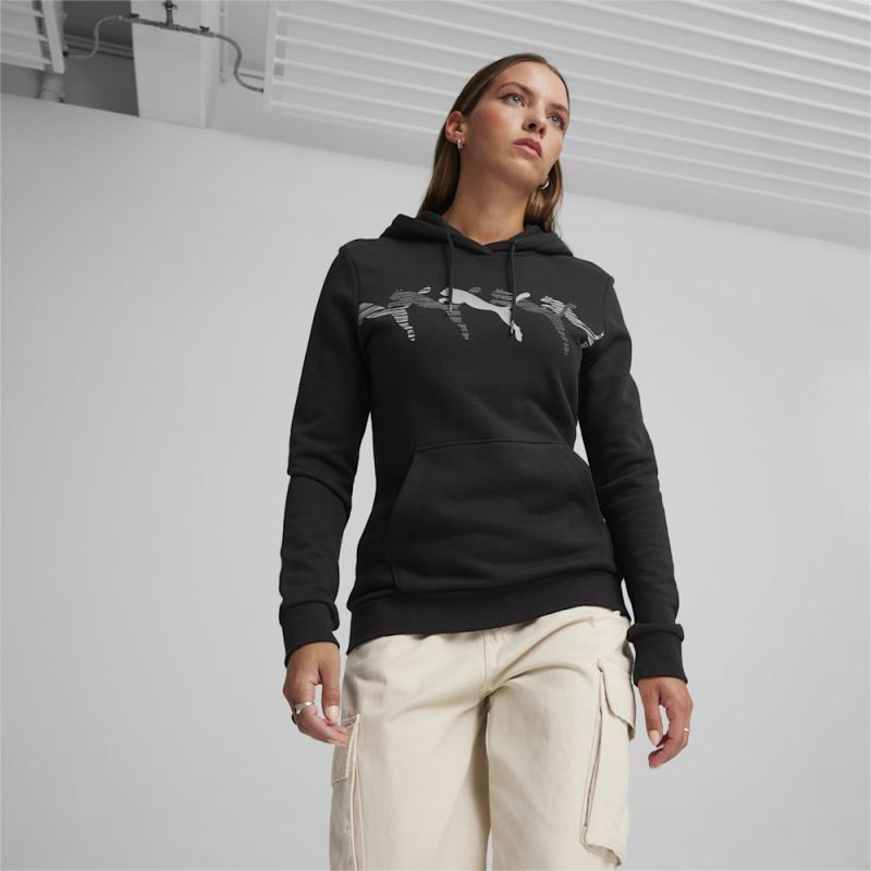 Puma | Women's ESS+ LOGO LAB&nbsp;Hoodie - Black