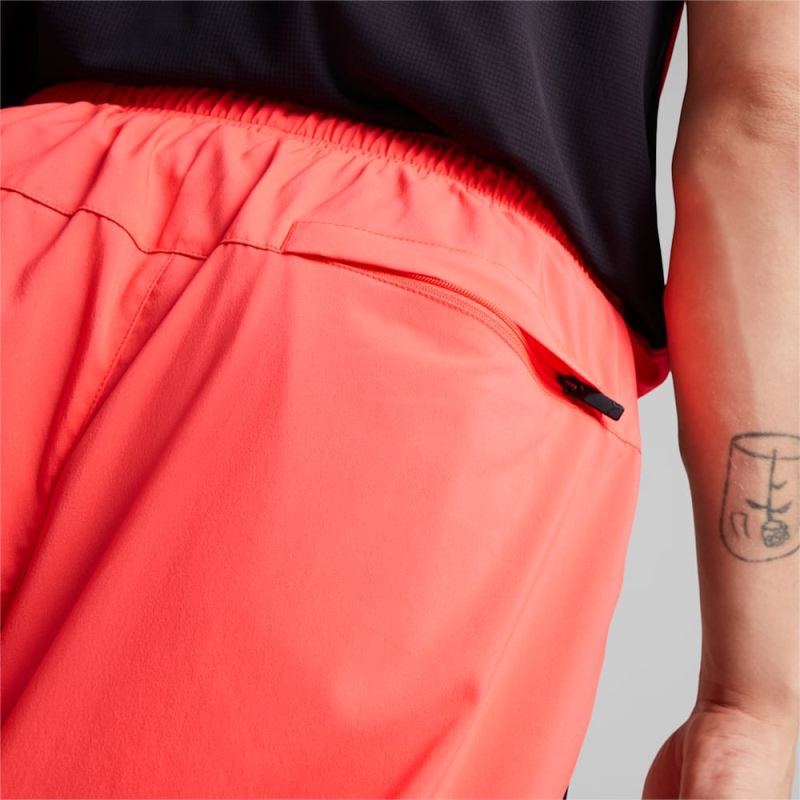 Puma | Men's Run Favorite Velocity 7" Running Shorts - Fire Orchid