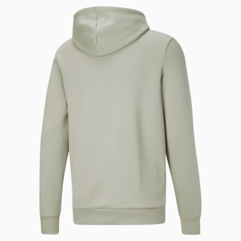 Puma | Men's Classics Logo Hoodie FL - Spring Moss-White