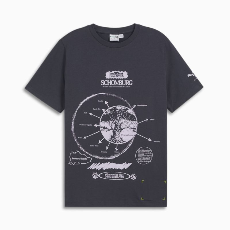 Puma | Men's We Are Legends x Schomburg Graphic Tee - Strong Gray