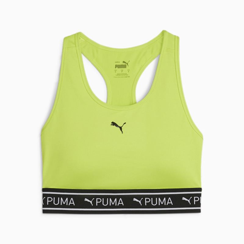 Puma | Women's 4KEEPS Elastic Bra - Lime Pow