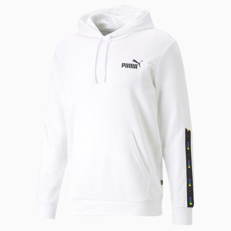 Puma | Men's Essentials Tape Love Is Love Hoodie - White