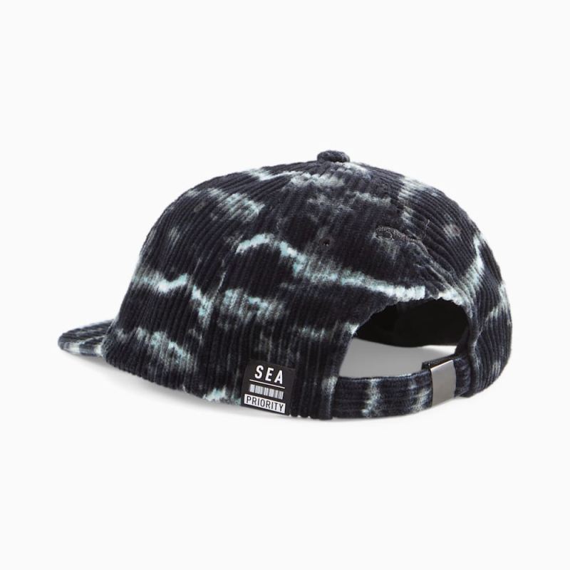 Puma | Women's Hometown Heroes Grunge Cap - Black-White-AOP