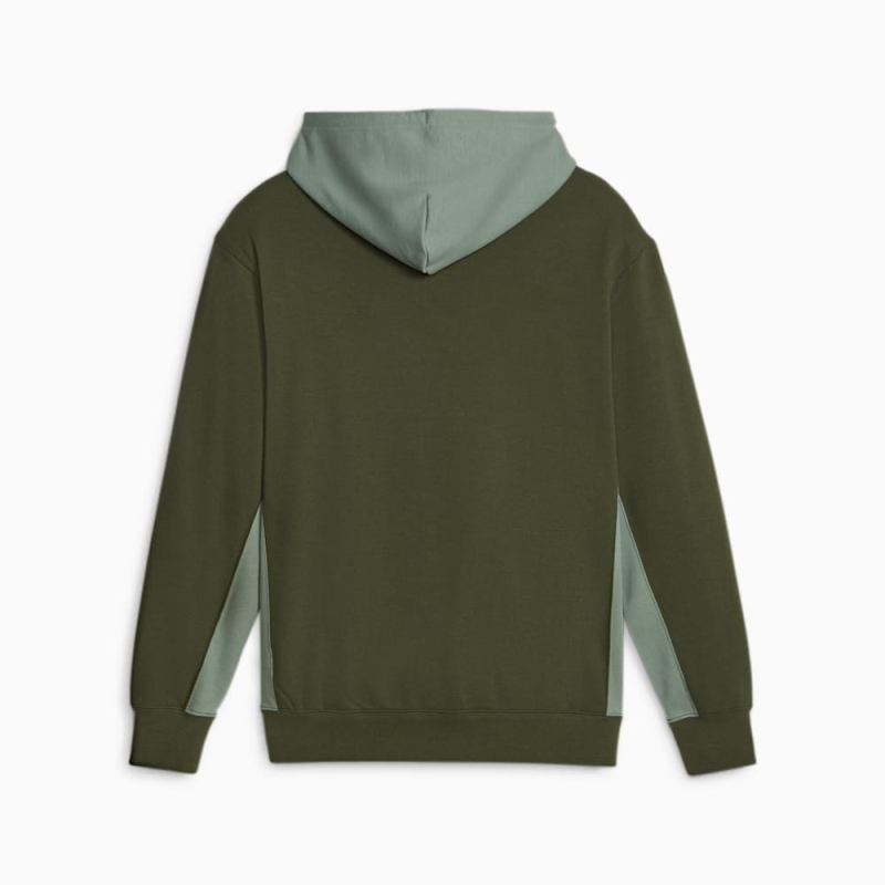 Puma | Men's Classics Block Hoodie - Myrtle-Eucalyptus