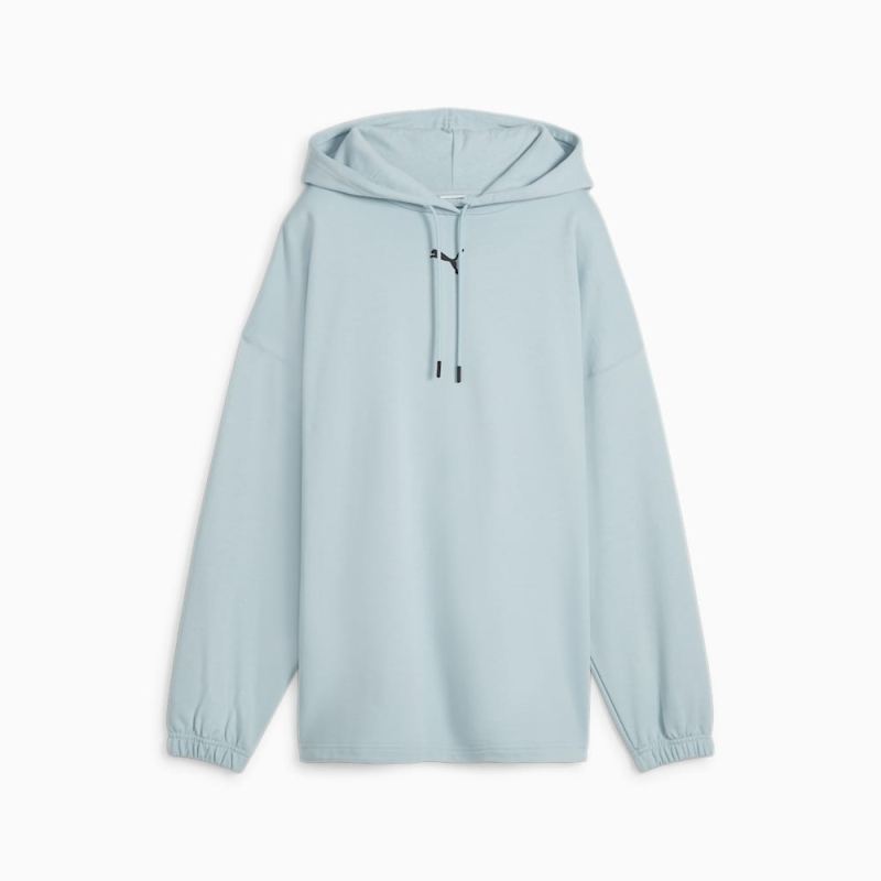 Puma | Women's DARE TO Oversized Hoodie - Turquoise Surf