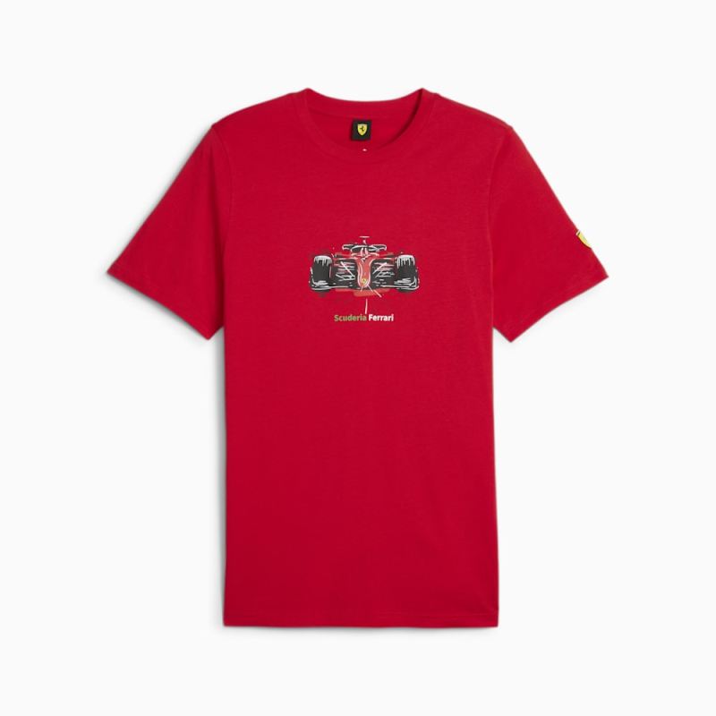 Puma | Men's Scuderia Ferrari Motorsport Race Graphic Tee - Rosso Corsa