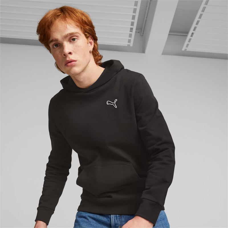 Puma | Men's Better Essentials Hoodie - Black - Click Image to Close