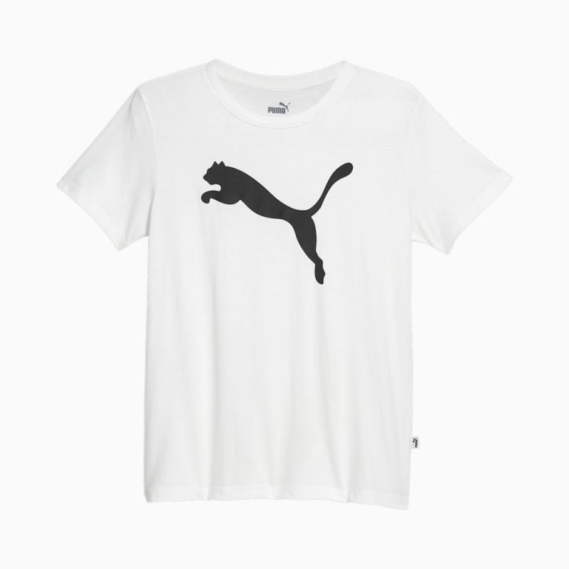 Puma | Women's Essentials Big Cat Logo Tee - White