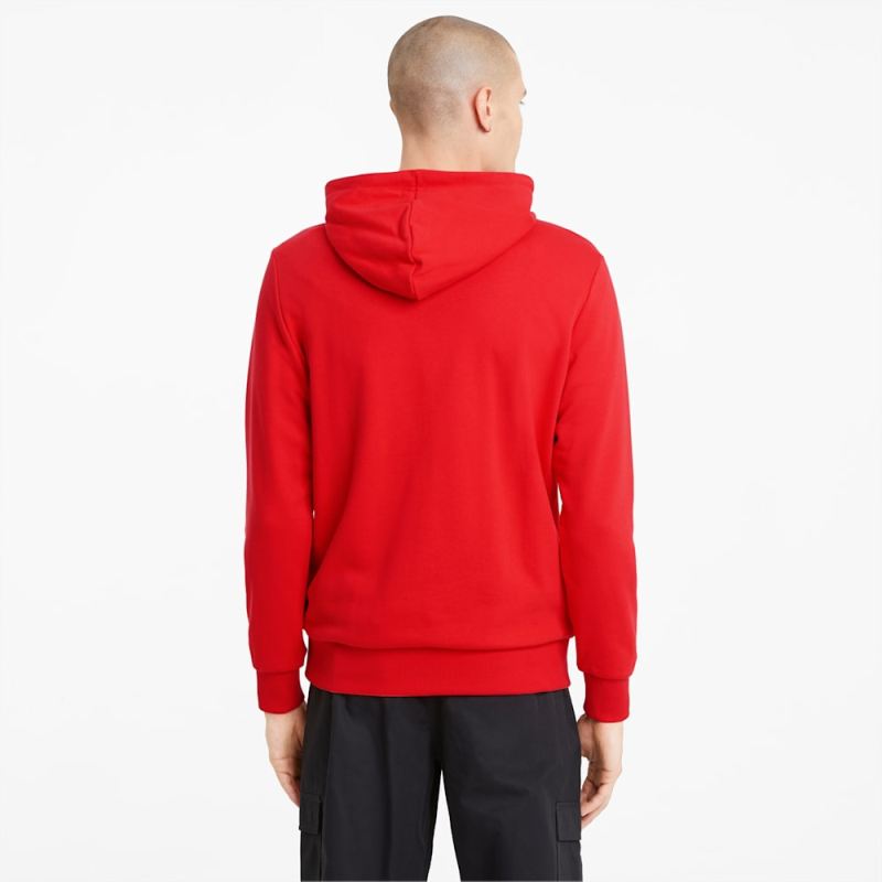 Puma | Men's Classics French Terry Logo Hoodie - High Risk Red