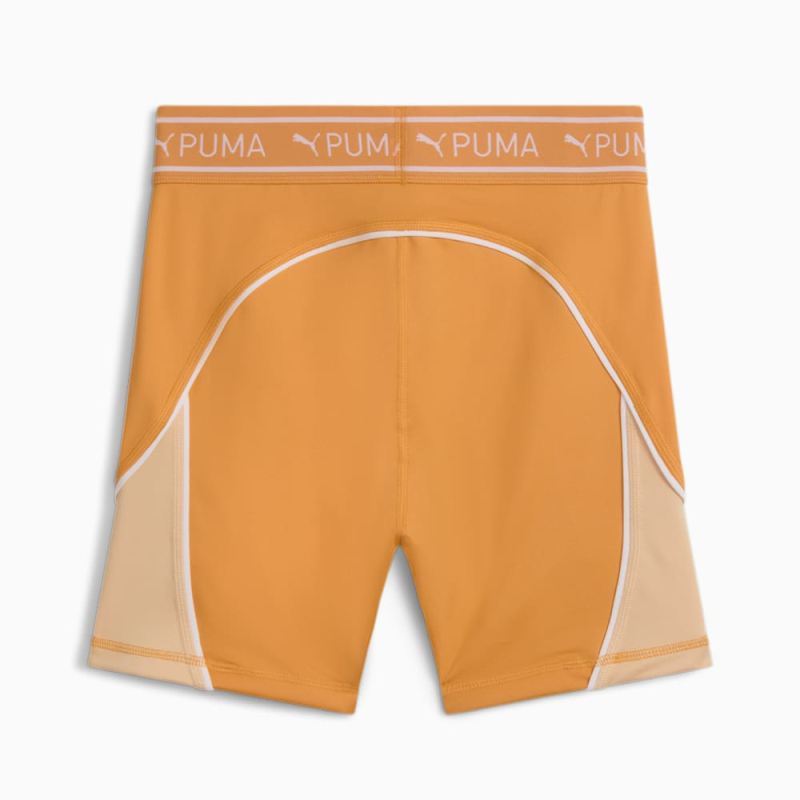 Puma | Women's FIT TRAIN STRONG 5" Shorts - Clementine-Peach Fizz