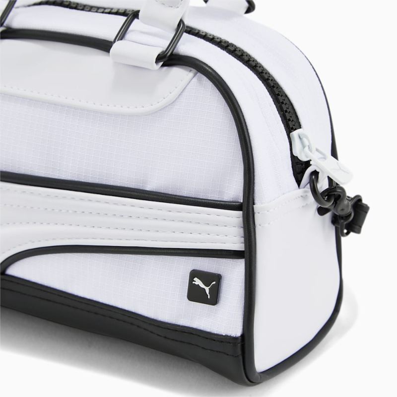 Puma | Women's Mini Grip Cross Body Bag - WHITE/BLACK