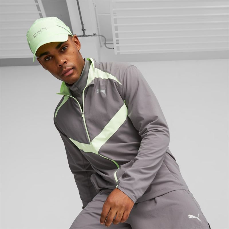 Puma | Men's Lightweight Running Hat - Speed Green