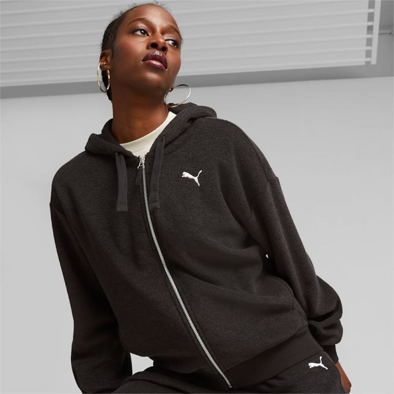 Puma | Women's HER Winterised Hoodie - Black