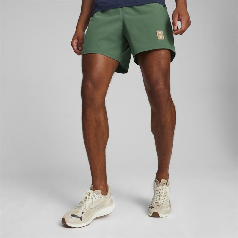 Puma | Men's x First Mile 5" Woven Shorts - Vine