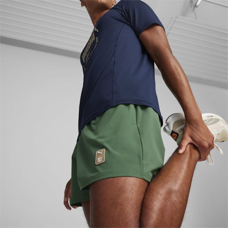 Puma | Men's x First Mile 5" Woven Shorts - Vine