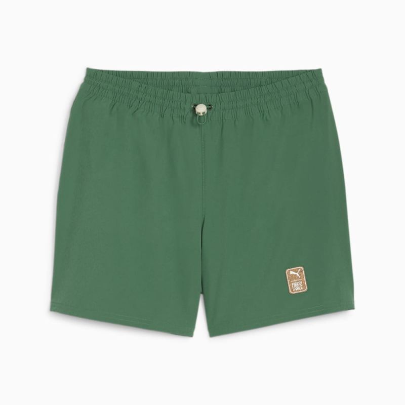 Puma | Men's x First Mile 5" Woven Shorts - Vine