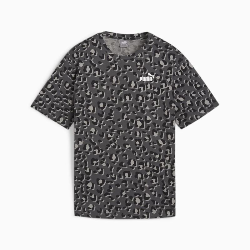 Puma | Women's ESS+ ANIMAL Relaxed Tee - Black