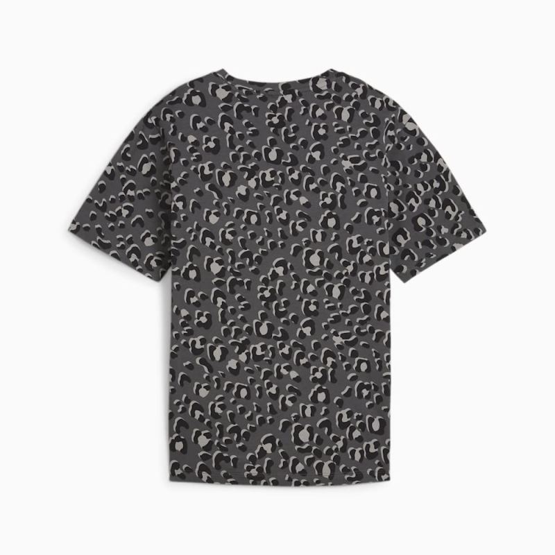 Puma | Women's ESS+ ANIMAL Relaxed Tee - Black