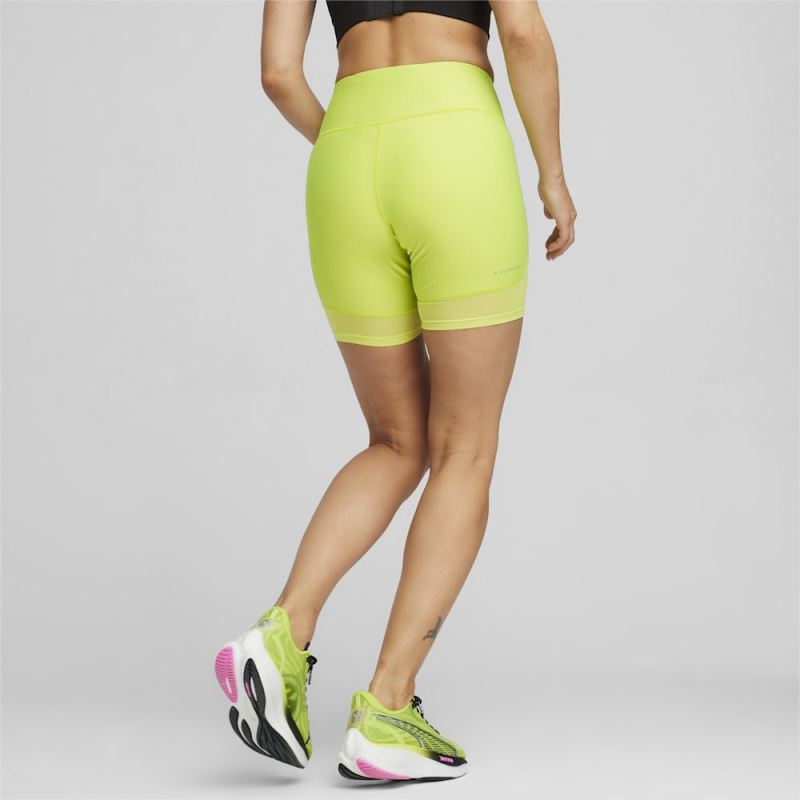 Puma | Women's RUN ULTRAFORM 6" Running Shorts - Lime Pow