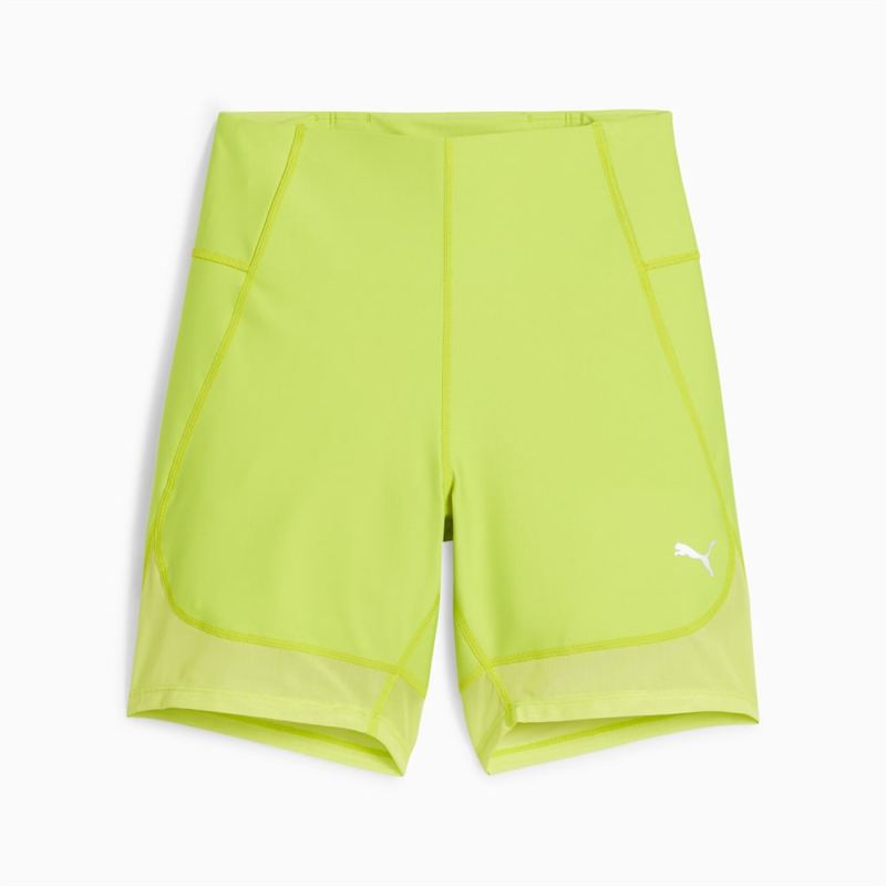 Puma | Women's RUN ULTRAFORM 6" Running Shorts - Lime Pow