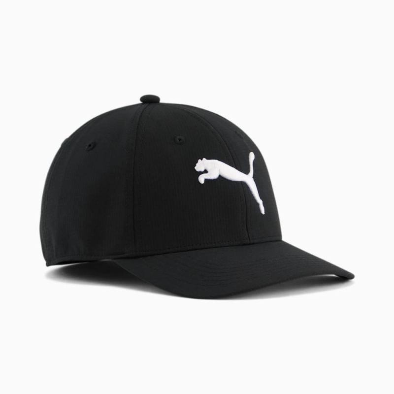 Puma | Men's Hemlock Stretch Fit Cap - BLACK - Click Image to Close