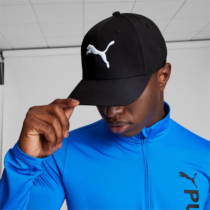 Puma | Men's Hemlock Stretch Fit Cap - BLACK