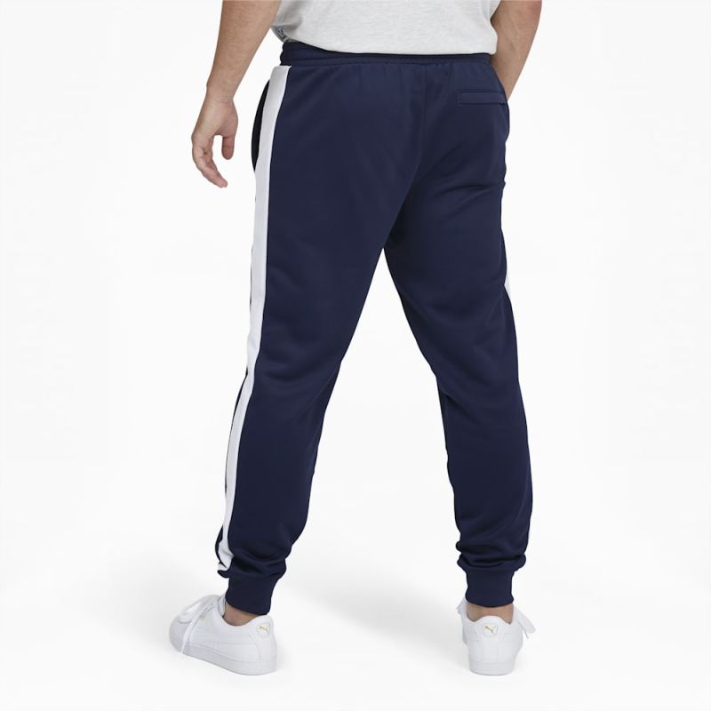 Puma | Men's Iconic T7 Track Pants Big And Tall - Peacoat-White