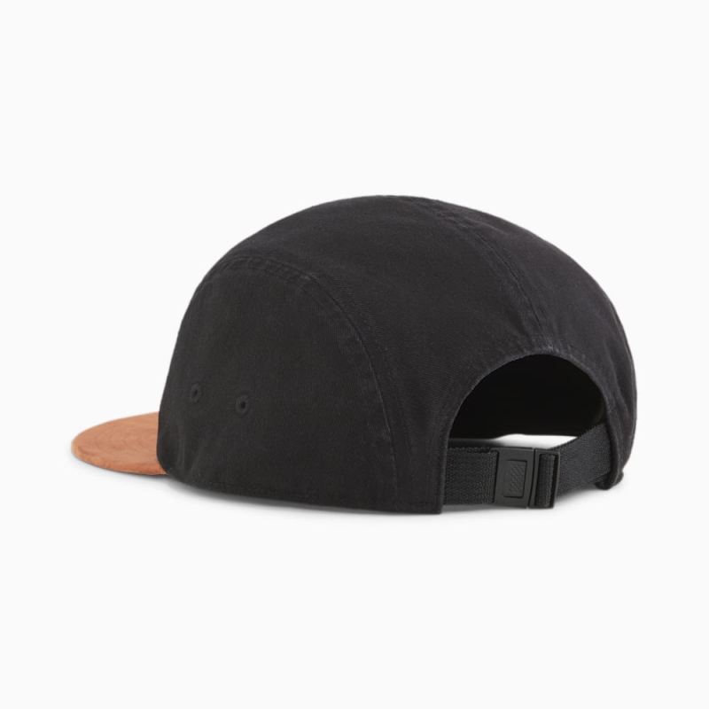 Puma | Men's Skate 5 Panel Cap - Black-Teak