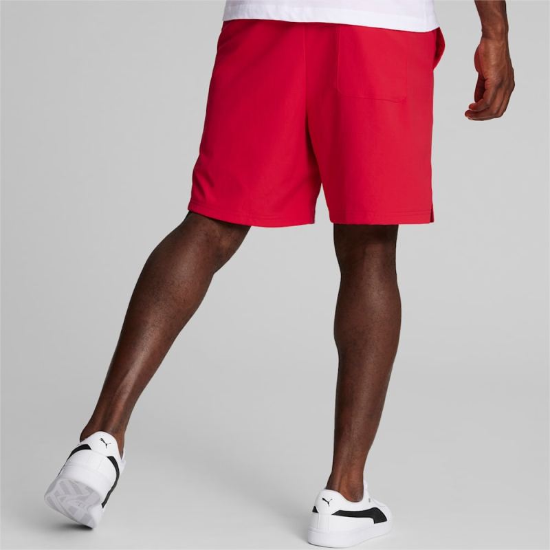 Puma | Men's Essentials Woven Shorts - For All Time Red