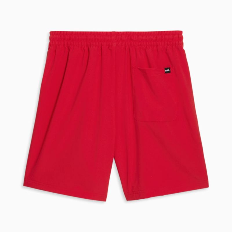 Puma | Men's Essentials Woven Shorts - For All Time Red