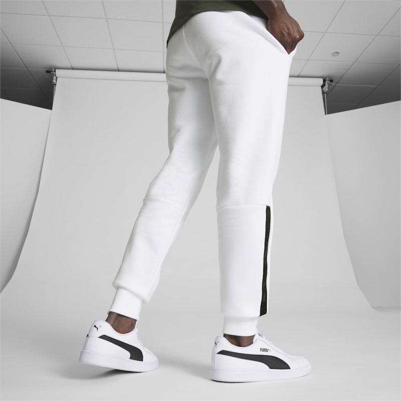 Puma | Men's Embossed Sweatpants - White